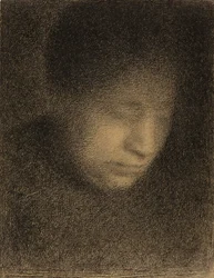 Madame Seurat, de moeder van de kunstenaar, c.1882-3